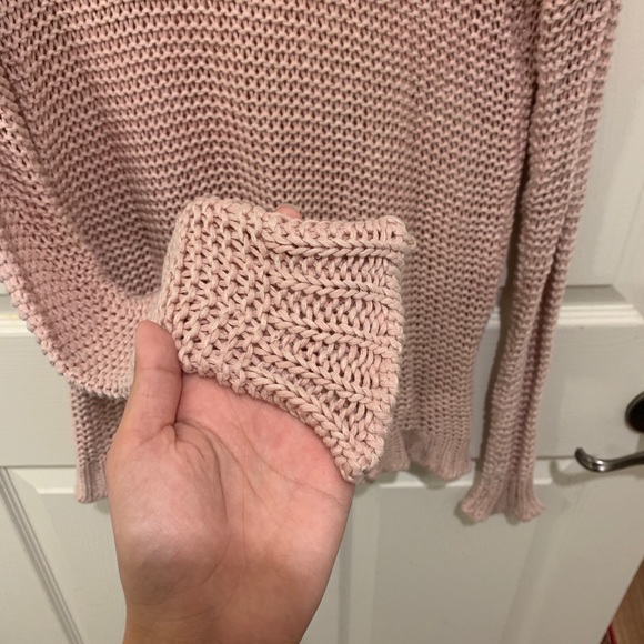 Brandy Melville Blush Pink Knit Sweater - Picture 4 of 6